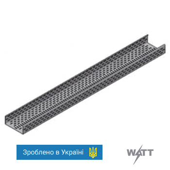Лоток перфорированный ЛП-100x50-s2 УХЛ1 нержавеющая сталь