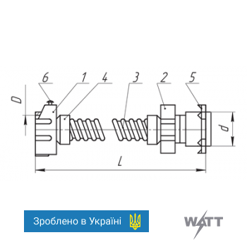 Ввод гибкий К1087 У3