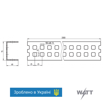 Швеллер УСЭК 54 У3