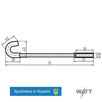 Крюк УСЭК83-2 У1