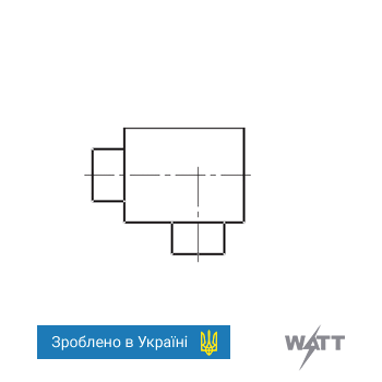 Коробка металлическая угловая КУ-1" У3,5