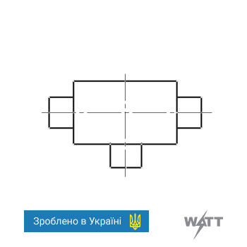 Коробка металлическая тройниковая КТ-1" У3,5