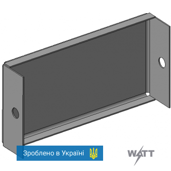Заглушка лотка ЗЛ-400х100-s0,7 УТ1,5 оцинкованная сталь