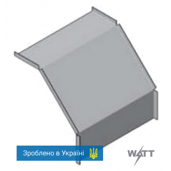 Лоток угловой вертикальный вверх УВ-100x50-s2 У3