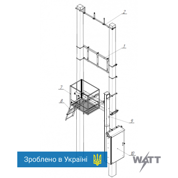 КТПС2 25/6(10)/0,4-У1 (ввод воздушный, вывод кабельный) Комплектная трансформаторная подстанция двух