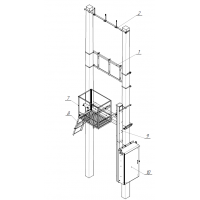 КТПС2 250/6(10)/0,4-У1 (ввод и вывод воздушные) Комплектная трансформаторная подстанция двух столбов КТПС2 250/6(10)/0,4-У1 (ввод и вывод воздушные) Комплектная трансформаторная подстанция двух столбов